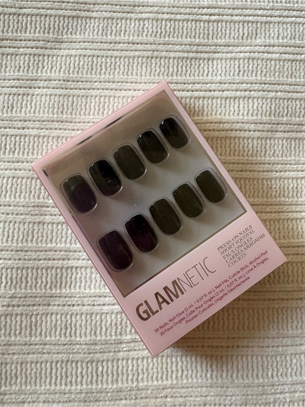 Glamnetic Press-On Nails Jet Black